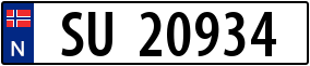 Truck License Plate